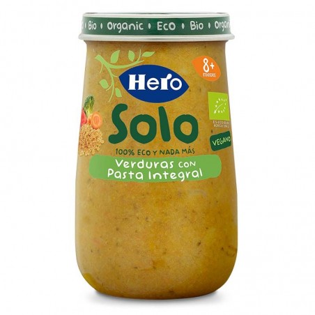 Comprar hero baby solo potito verduras con pasta integral 190g al mejor precio en Farmacia4Estaciones, tu farmacia online Comprar hero baby solo potito verduras con pasta integral 190g