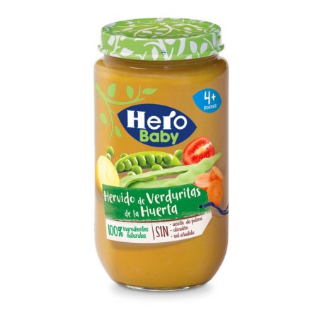 Comprar hero baby potitos hervido de verduras de la huerta 235 g al mejor precio en Farmacia4Estaciones, tu farmacia online Comprar hero baby potitos hervido de verduras de la huerta 235 g