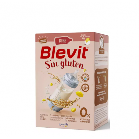 Comprar blevit bibe cereales sin gluten +4m 500 g al mejor precio en Farmacia4Estaciones, tu farmacia online Comprar blevit bibe cereales sin gluten +4m 500 g