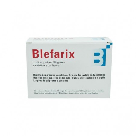 Comprar BLEFARIX TOALLITAS 2.5 ML 20 UNIDOSIS