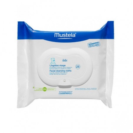 Comprar MUSTELA TOALLITAS PARA LA CARA 25 TOALLITAS