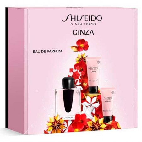 Comprar Estuche Shiseido Ginza Eau de Parfum 90 ml + Regalo al mejor precio en Farmacia4Estaciones, tu farmacia online Comprar Estuche Shiseido Ginza Eau de Parfum 90 ml + Regalo