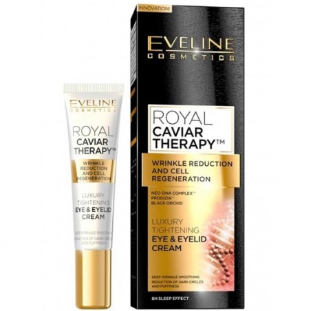 Comprar Eveline Royal Caviar Therapy Luxury Tightening Eye&Eyelid Cream al mejor precio en Farmacia4Estaciones, tu farmacia online Comprar Eveline Royal Caviar Therapy Luxury Tightening Eye&Eyelid Cream
