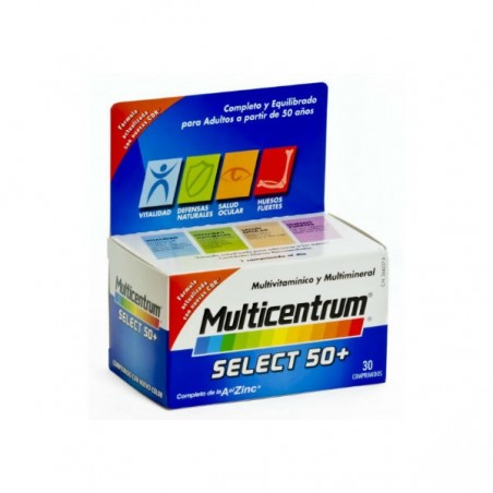 Comprar MULTICENTRUM SELECT 50+ 30 COMP