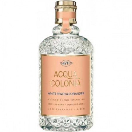 Comprar 4711 Acqua Colonia Melocotón Blanco y Cilantro Eau de Cologne al mejor precio en Farmacia4Estaciones, tu farmacia online Comprar 4711 Acqua Colonia Melocotón Blanco y Cilantro Eau de Cologne