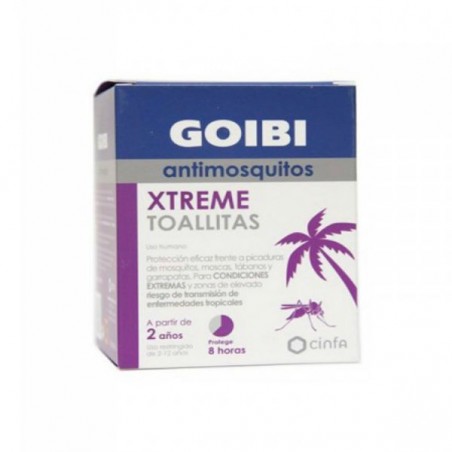 Comprar GOIBI ANTIMOSQUITO XTREME 16 TOALLITAS