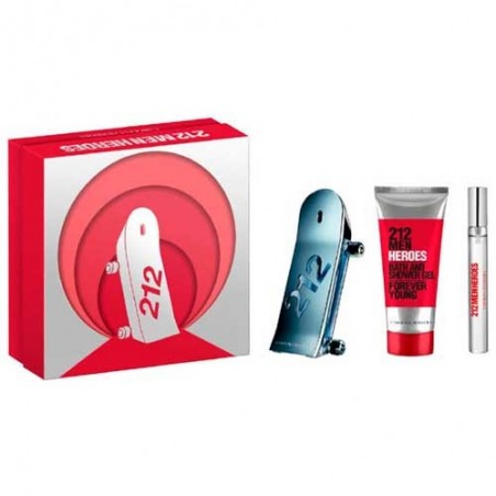 Comprar Estuche Carolina Herrera 212 Men Heroes Eau de Toilette 90 ml + Regalo al mejor precio en Farmacia4Estaciones, tu farmacia online Comprar Estuche Carolina Herrera 212 Men Heroes Eau de Toilette 90 ml + Regalo