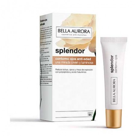 Comprar Bella Aurora Splendor Contorno de ojos 15 ml al mejor precio en Farmacia4Estaciones, tu farmacia online Comprar Bella Aurora Splendor Contorno de ojos 15 ml