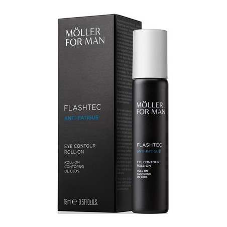 Comprar Möller for Man Flashtec Anti-Fatigue Roll-On Contorno de Ojos 15 ml al mejor precio en Farmacia4Estaciones, tu farmacia online Comprar Möller for Man Flashtec Anti-Fatigue Roll-On Contorno de Ojos 15 ml