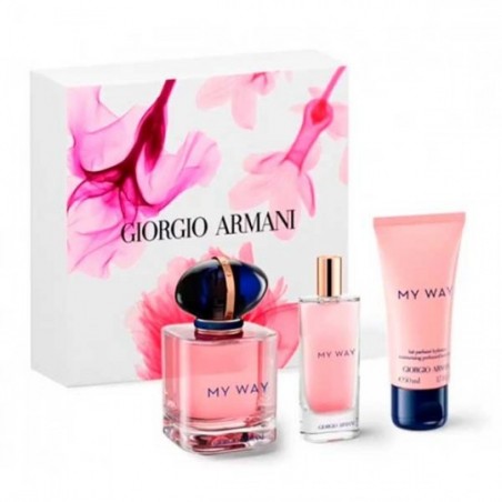 Comprar Estuche Giorgio Armani My Way Eau de Parfum 90 ml + Regalo al mejor precio en Farmacia4Estaciones, tu farmacia online Comprar Estuche Giorgio Armani My Way Eau de Parfum 90 ml + Regalo