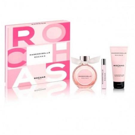 Comprar Estuche Rochas Mademoiselle Rochas Eau de Parfum 90 ml + Regalo al mejor precio en Farmacia4Estaciones, tu farmacia online Comprar Estuche Rochas Mademoiselle Rochas Eau de Parfum 90 ml + Regalo