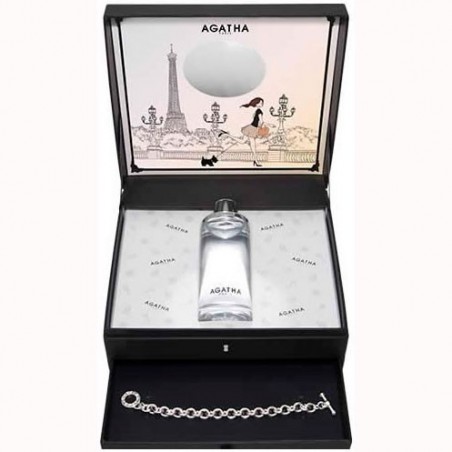 Comprar Estuche Agatha Un soir a Paris Edt 100 ml + Regalo Pulsera al mejor precio en Farmacia4Estaciones, tu farmacia online Comprar Estuche Agatha Un soir a Paris Edt 100 ml + Regalo Pulsera