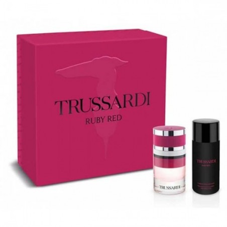 Comprar Estuche Trussardi Ruby Red Eau de Parfum 60 ml + Regalo al mejor precio en Farmacia4Estaciones, tu farmacia online Comprar Estuche Trussardi Ruby Red Eau de Parfum 60 ml + Regalo