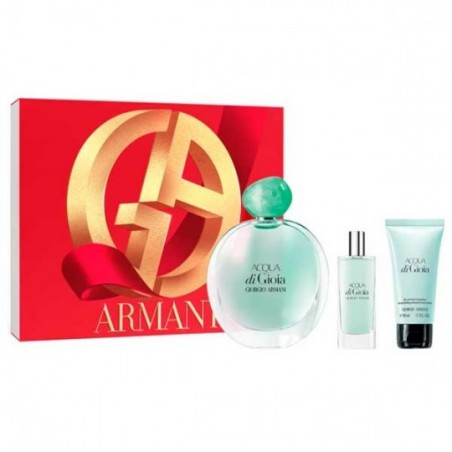 Comprar Estuche Giorgio Armani Acqua Di Gioia Eau de Parfum 100 ml + Regalo al mejor precio en Farmacia4Estaciones, tu farmacia online Comprar Estuche Giorgio Armani Acqua Di Gioia Eau de Parfum 100 ml + Regalo