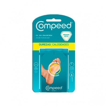 Comprar COMPEED DUREZAS MEDIANAS 6 UDS