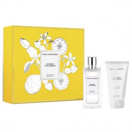 Comprar Estuche Angel Schlesser Les Eaux D'Un Instant Tempting Bergamot Eau de Toilette 100 ml + Regalo al mejor precio en Farmacia4Estaciones, tu farmacia online Comprar Estuche Angel Schlesser Les Eaux D'Un Instant Tempting Bergamot Eau de Toilette 100 ml + Regalo
