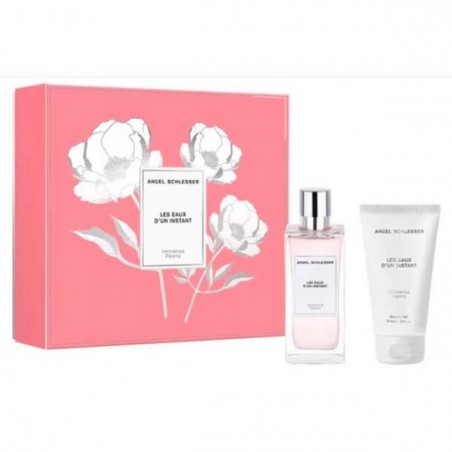 Comprar Estuche Angel Schlesser Les Eaux D’ Un Instant Inmense Peony Eau de Toilette 100 ml + Regalo al mejor precio en Farmacia4Estaciones, tu farmacia online Comprar Estuche Angel Schlesser Les Eaux D’ Un Instant Inmense Peony Eau de Toilette 100 ml + Regalo