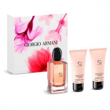 Comprar Estuche Giorgio Armani Sí Eau de Parfum 100 ml + Regalo al mejor precio en Farmacia4Estaciones, tu farmacia online Comprar Estuche Giorgio Armani Sí Eau de Parfum 100 ml + Regalo