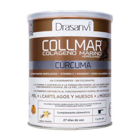 Comprar collmar magnesio cúrcuma sabor vainilla 300 g al mejor precio en Farmacia4Estaciones, tu farmacia online Comprar collmar magnesio cúrcuma sabor vainilla 300 g