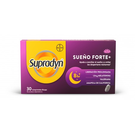Comprar supradyn sueño forte+ 30 comprimidos al mejor precio en Farmacia4Estaciones, tu farmacia online Comprar supradyn sueño forte+ 30 comprimidos