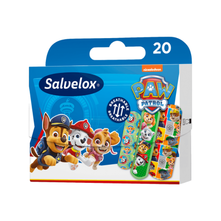 Comprar salvelox apósitos patrulla canina 20 tiras surtidas al mejor precio en Farmacia4Estaciones, tu farmacia online Comprar salvelox apósitos patrulla canina 20 tiras surtidas
