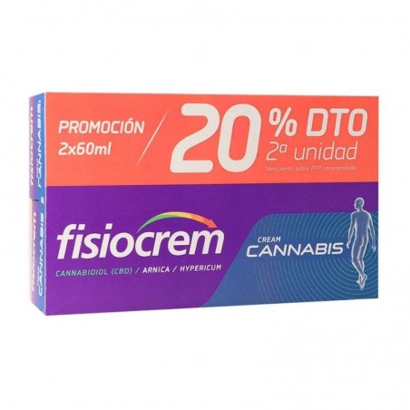 Comprar fisiocrem cannabix crema duplo 2 x 60 ml al mejor precio en Farmacia4Estaciones, tu farmacia online Comprar fisiocrem cannabix crema duplo 2 x 60 ml