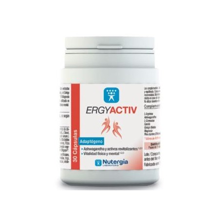 Comprar ergyactiv 30 caps. al mejor precio en Farmacia4Estaciones, tu farmacia online Comprar ergyactiv 30 caps.