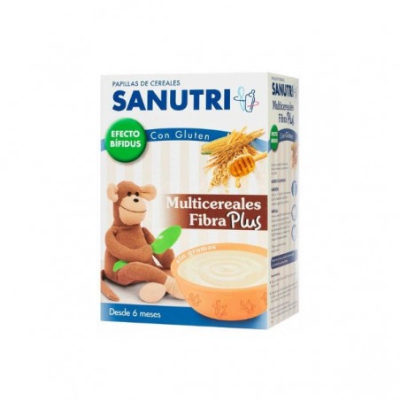 Comprar SANUTRI PAPILLA MULTICEREALES FIBRA PLUS 600 G