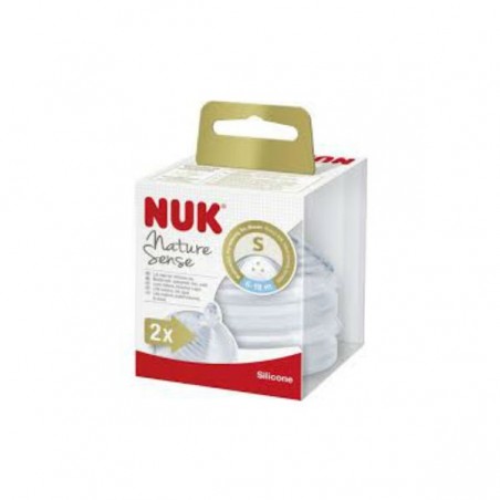 Comprar TETINA NUK SILICONA NATURE SENSE 2S 6-18 MESES