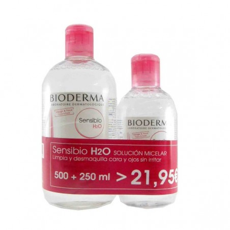 Comprar SENSIBIO H2O SOLUCION MICELAR 500+250 ML