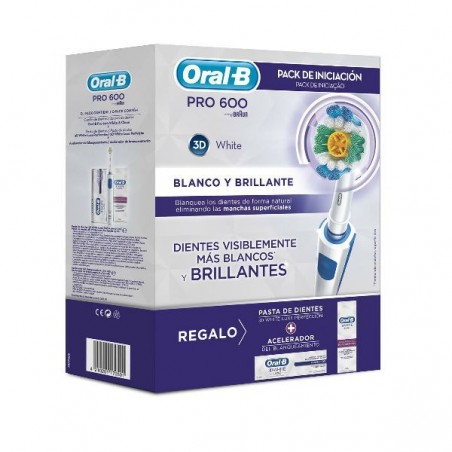 Comprar ORAL-B. PRO 600 3D WHITE PACK DE INICIACIÓN