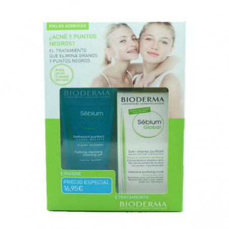 Comprar BIODERMA  SÉBIUM GLOBAL 30ML + SÉBIUM GEL MOUSSANT 100ML